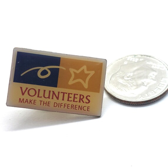 Volunteers Make The Difference Pin Community Serv… - image 2