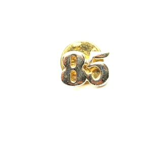Number Eighty Five Pin Collectible Vintage Jewelry Celebration Brooch Unique