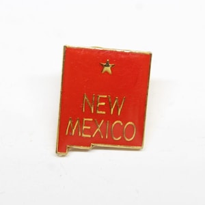 New Mexico US State Souvenir Pin Lapel Enamel Collectible