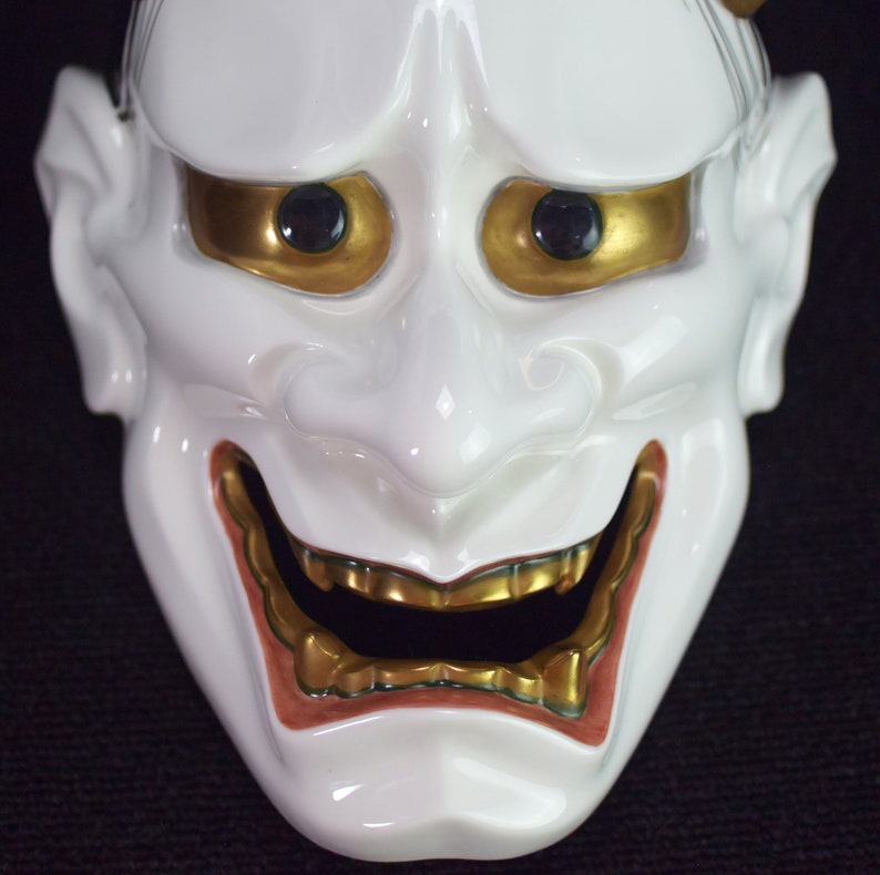 Vintage Japanese Noh Mask Hannya by Noritake Etsy