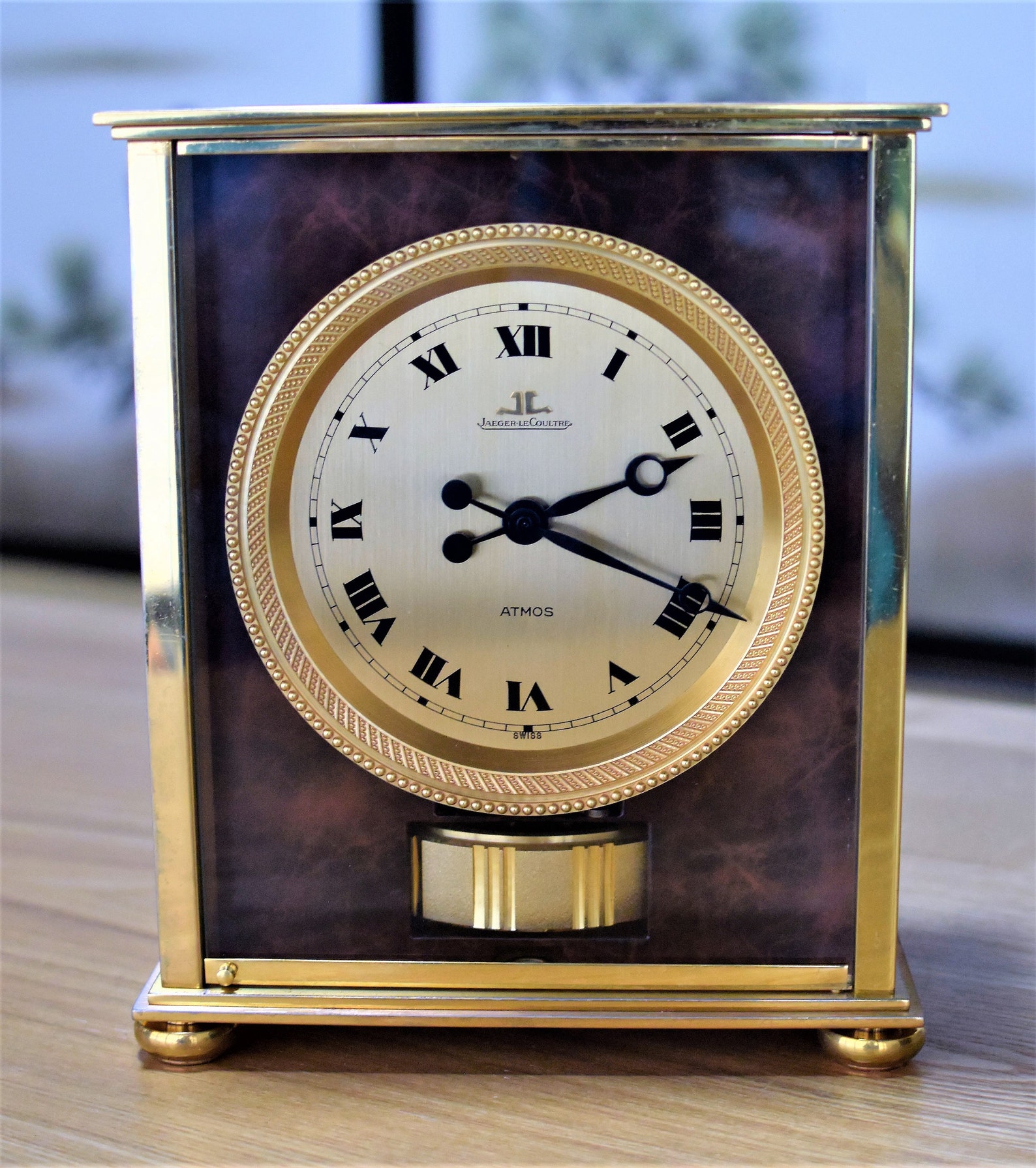 Jaeger LeCoultre Atmos Clock Elysee V Mantel or Desk Etsy