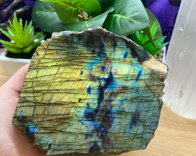 Partially Polished Labradorite MLAB10 CASE4