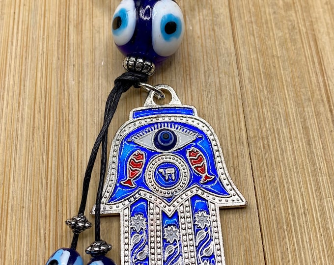 Nazar/Evil Eye Hamsa Hand keychain