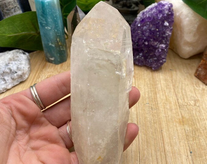 Lemurian Quartz wand Channel Point MLQP26