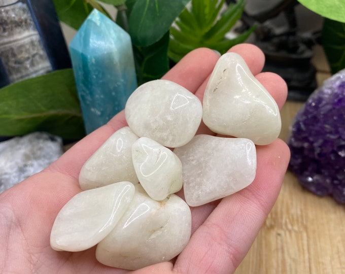 Tumbled Brimstone Stone with Gift Bag and Note  SME24