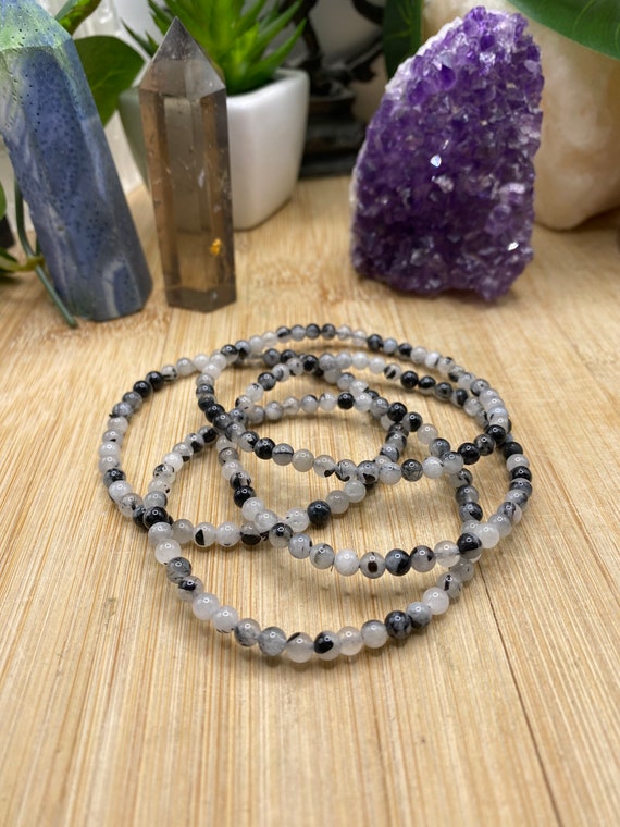 Black tourmaline bracelet etsy outlet