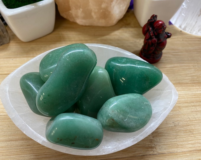 Green Aventurine Pebbles stones crystal