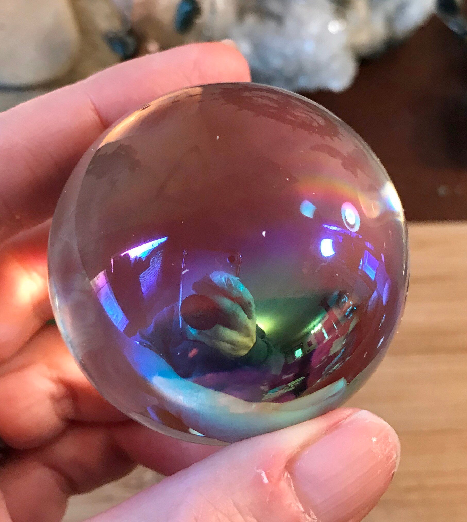 Aurora Crystal Gazing crystal ball sphere divination