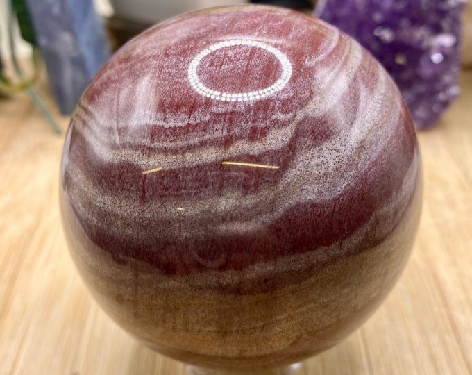 Petrified Wood Sphere Crystal PETS18