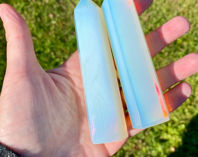 Opalite tower point obelisk