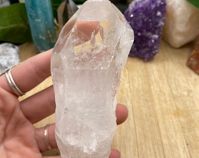 Lemurian Quartz wand Channel Point MLQP28