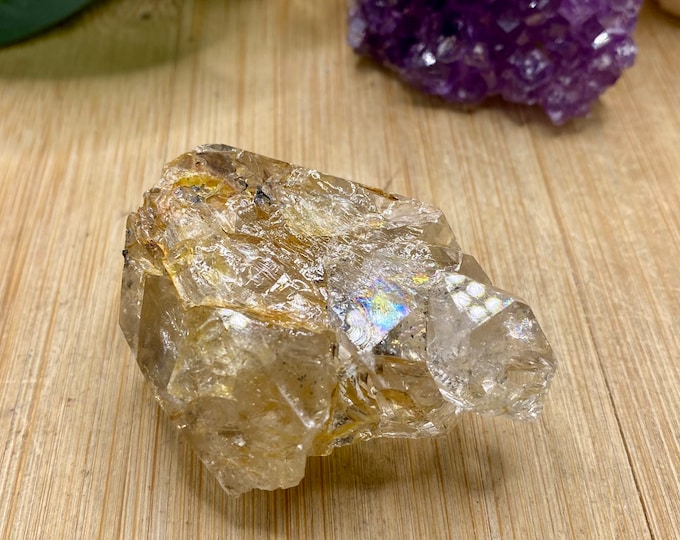 Herkimer Diamond crystal geode cluster HERK115