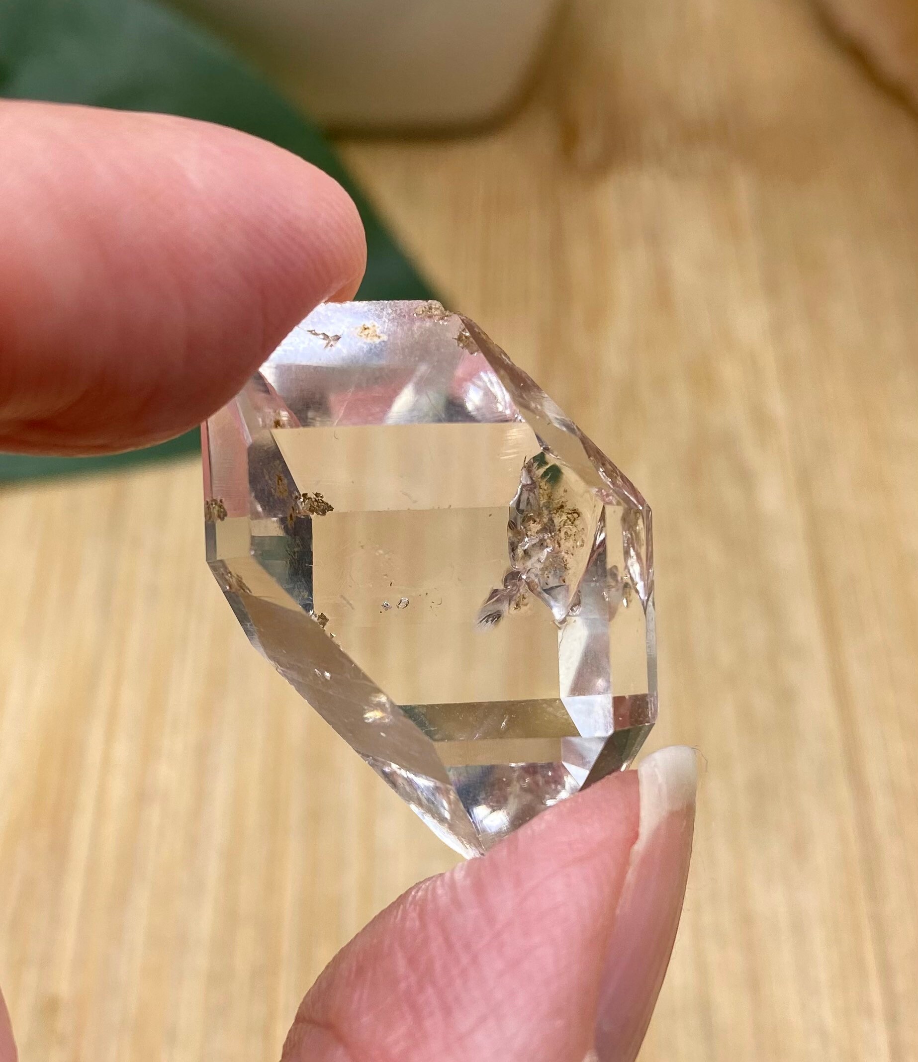 Herkimer Diamond Grade AA clear crystal geode cluster HD3009