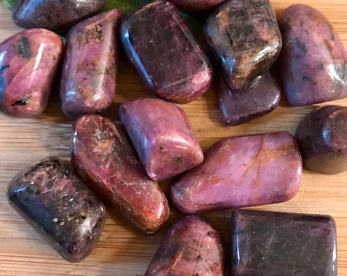 Polished Ruby tumbled crystal healing premium