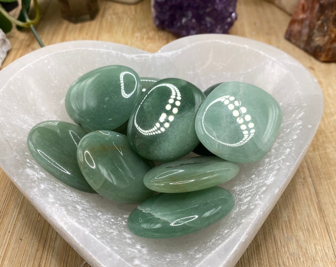 Small Green Aventurine Smooth stones crystal SME