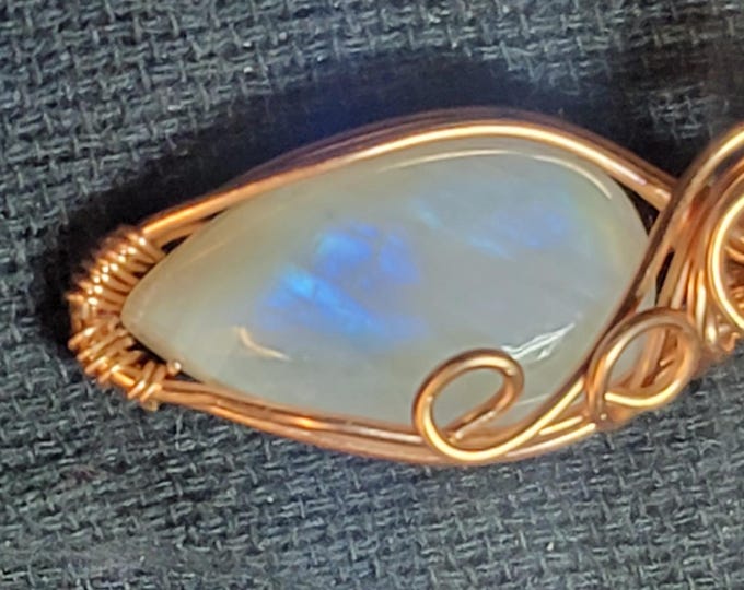 Rainbow Moonstone Wire wrap n
