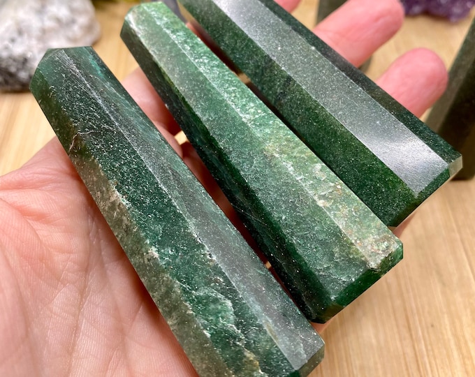 Emerald in Mica point tower crystal