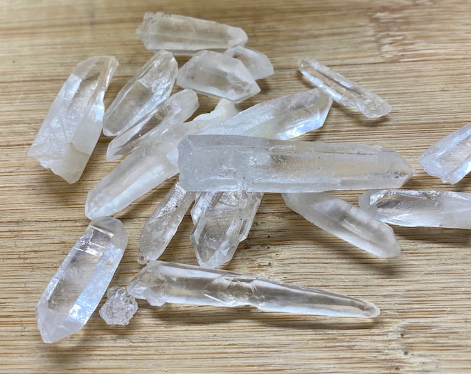 Extra Small Lemurian Quartz Points single termination Gift Bag jewelry making crafts crafting roller ball bottle small