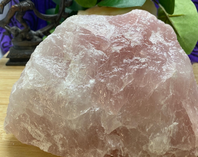 Raw Rose Quartz crystal geode healing cluster love healing RQL2