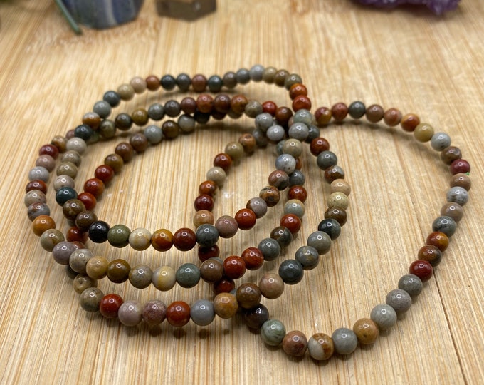 Ocean Jasper Bracelet 4mm bead