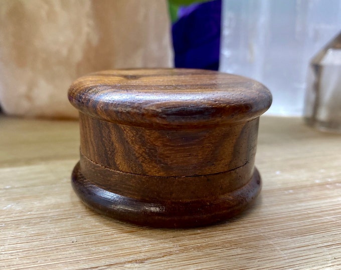 Wooden Herb Grinder mortar pestle sheesham wood WG2