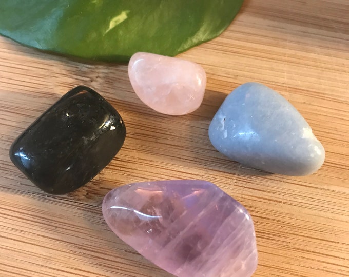 Peace and healing crystal stone set tumbled