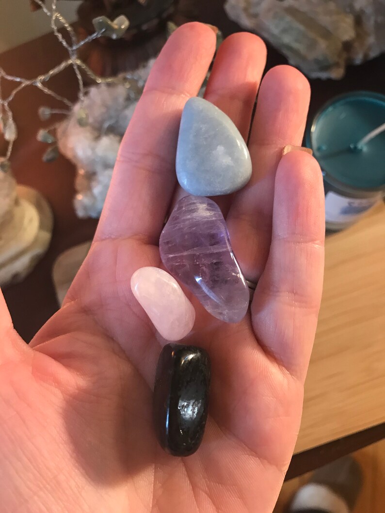 Peace and Healing Crystal Stone Set Tumbled Etsy