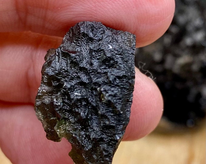 Moldavite crystal geode cluster meterorite asteroid. MOL7