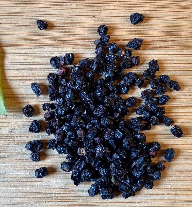 Dried whole elderberries sacred herb sachet spell elderberry Etsy