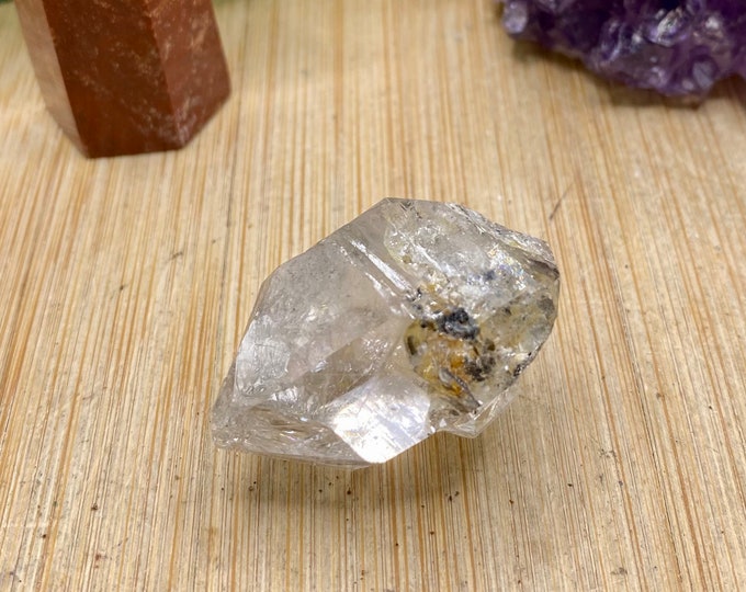 Herkimer Diamond crystal geode cluster HERK123