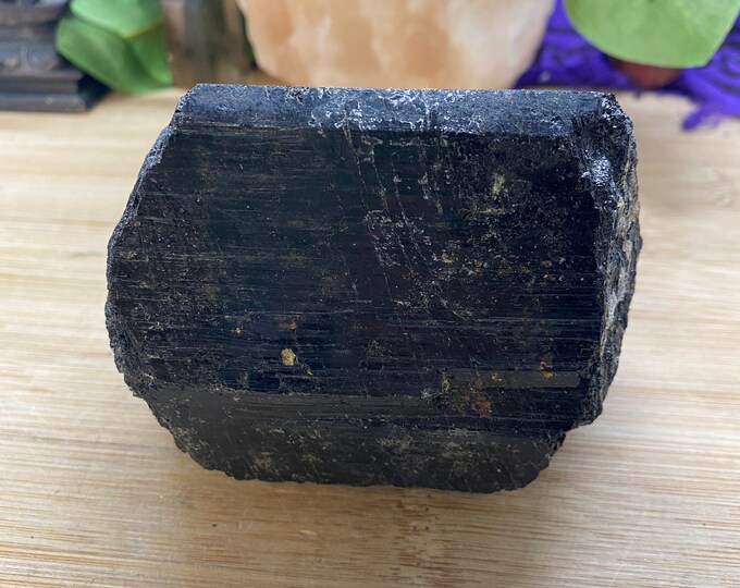 Premium Black Tourmaline cluster crystal raw stone BT1 SME24