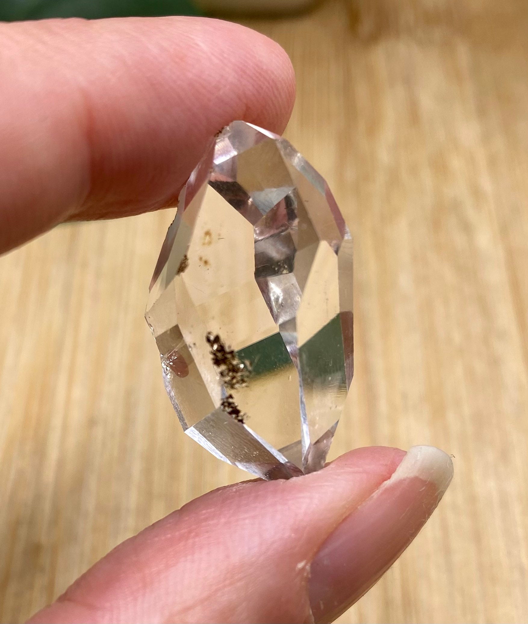 Herkimer Diamond Grade AA clear crystal geode cluster HD3009