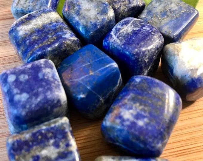 Tumbled Lapis Lazuli Stone with Gift Bag