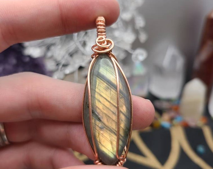 Labradorite Pendant LABP32-R5