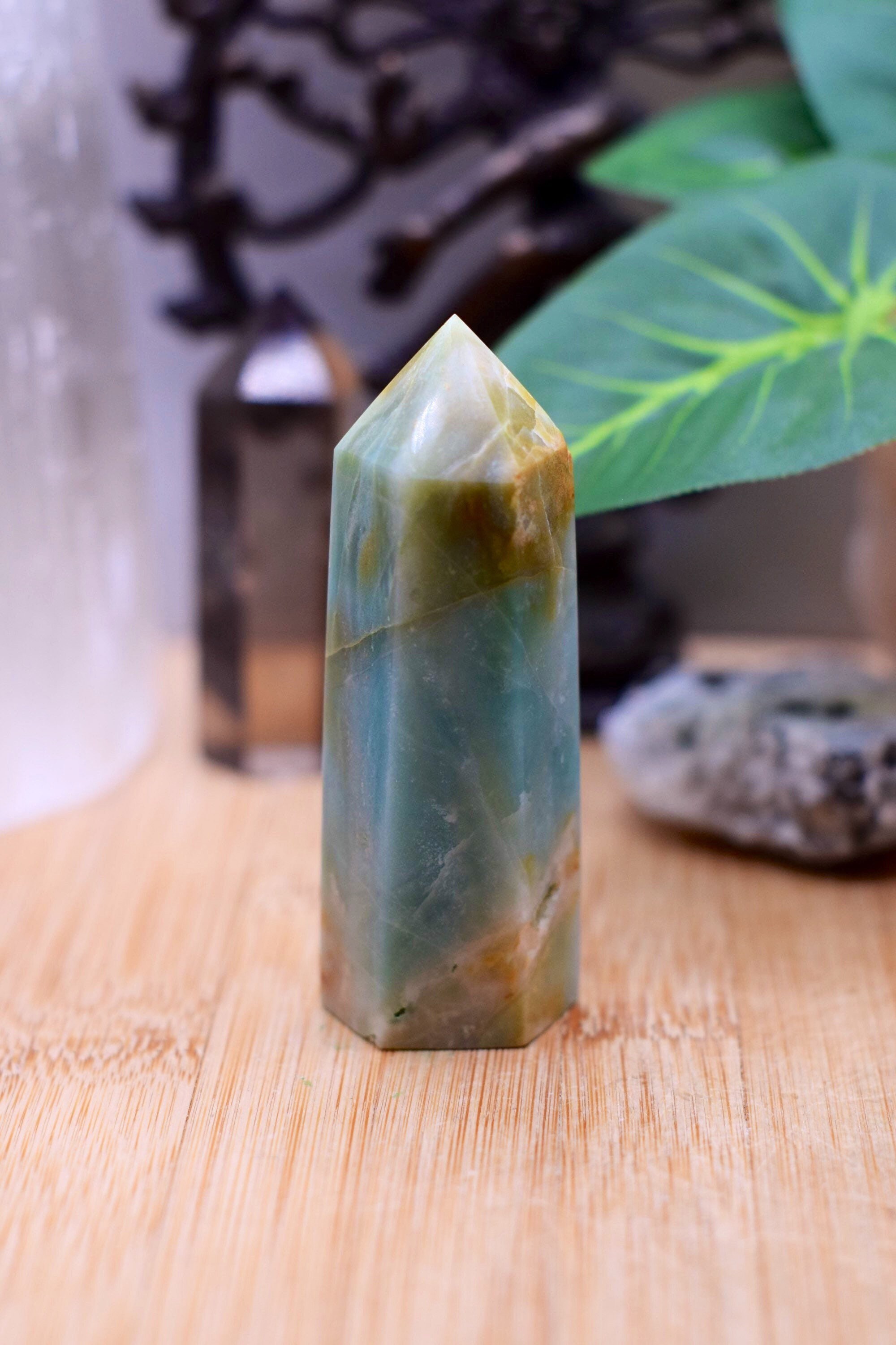 Raw Blue Andean Opal Stone