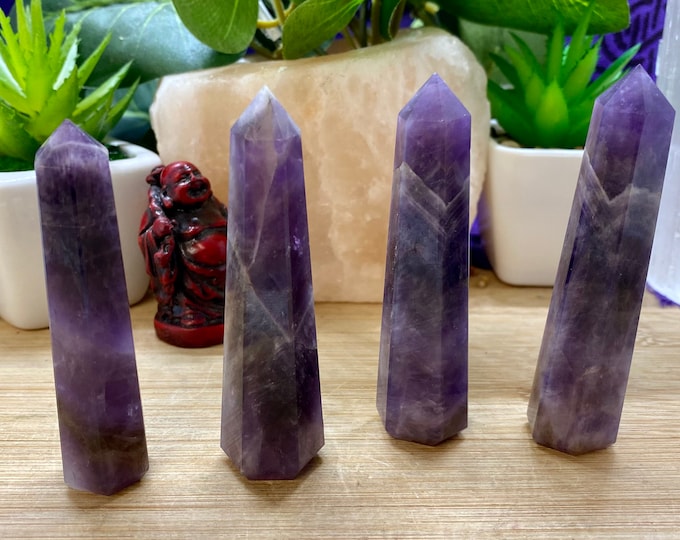 Amethyst Crystal Tower Points Obelisk SME