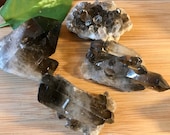 Small Natural Smoky Quartz Cluster