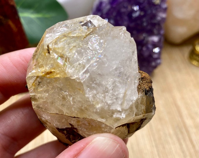 Herkimer Diamond crystal geode cluster HERK121 SME24