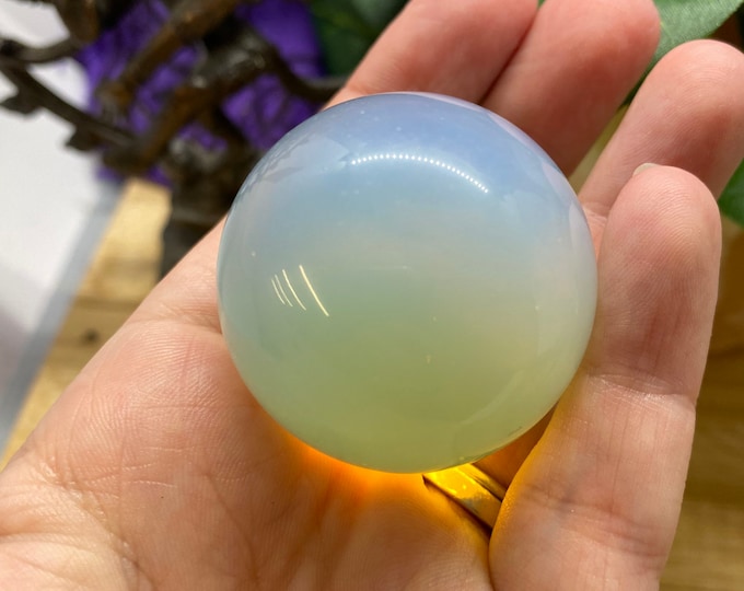 Opalite 35 mm sphere ball crystal
