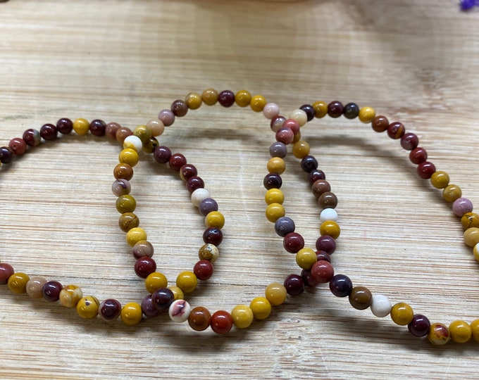 Mookaite bead bracelet