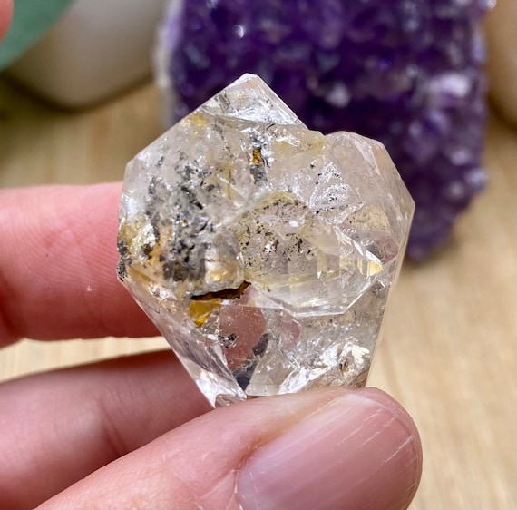 ハーキマー水晶 ハーキマーダイヤモンドクリスタルジオードクラスター HERK123 SME2024