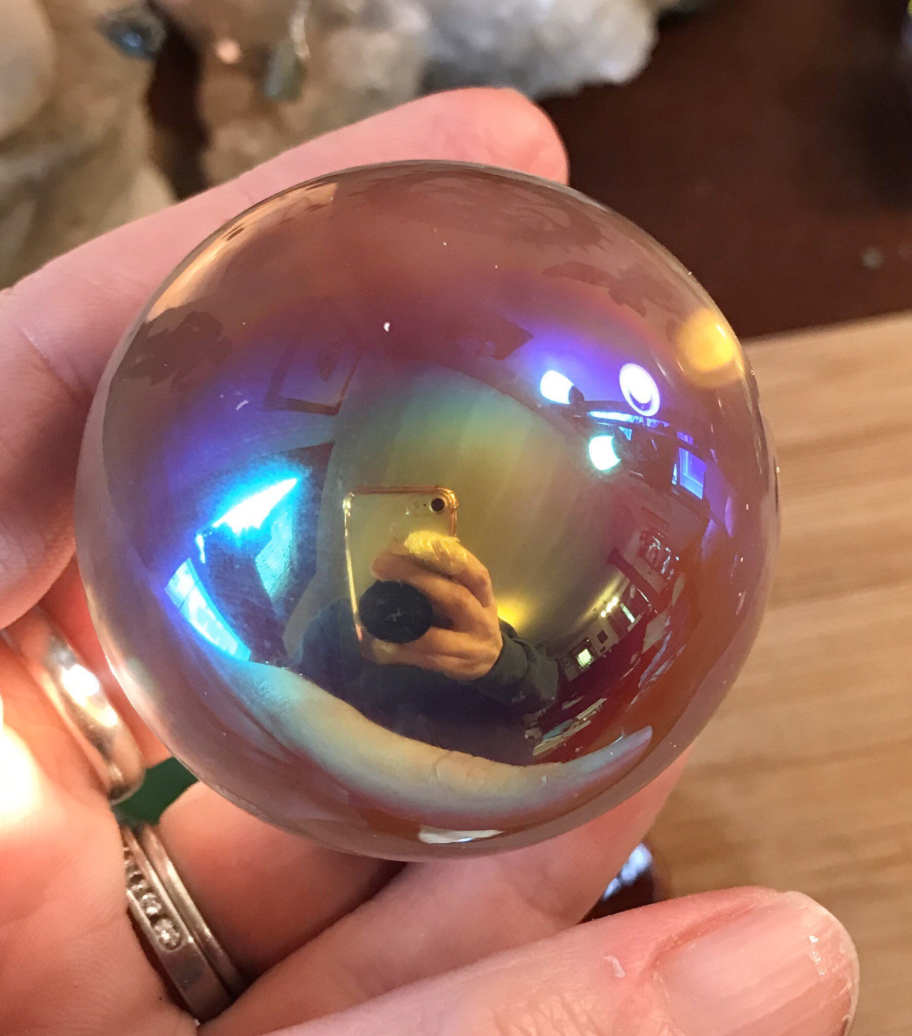 Aurora Crystal Gazing crystal ball sphere divination