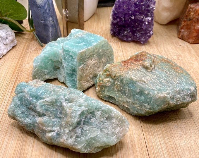 Large Natural Amazonite Crystal