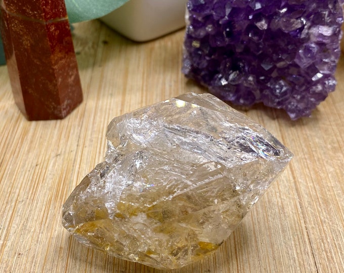 Herkimer Diamond crystal geode cluster HERK118