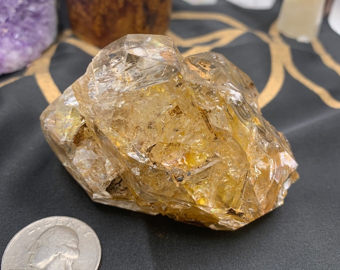 Huge Golden Healer Herkimer Diamond  HD21M23