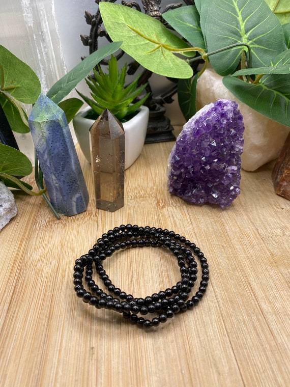 Jet clearance bead bracelet