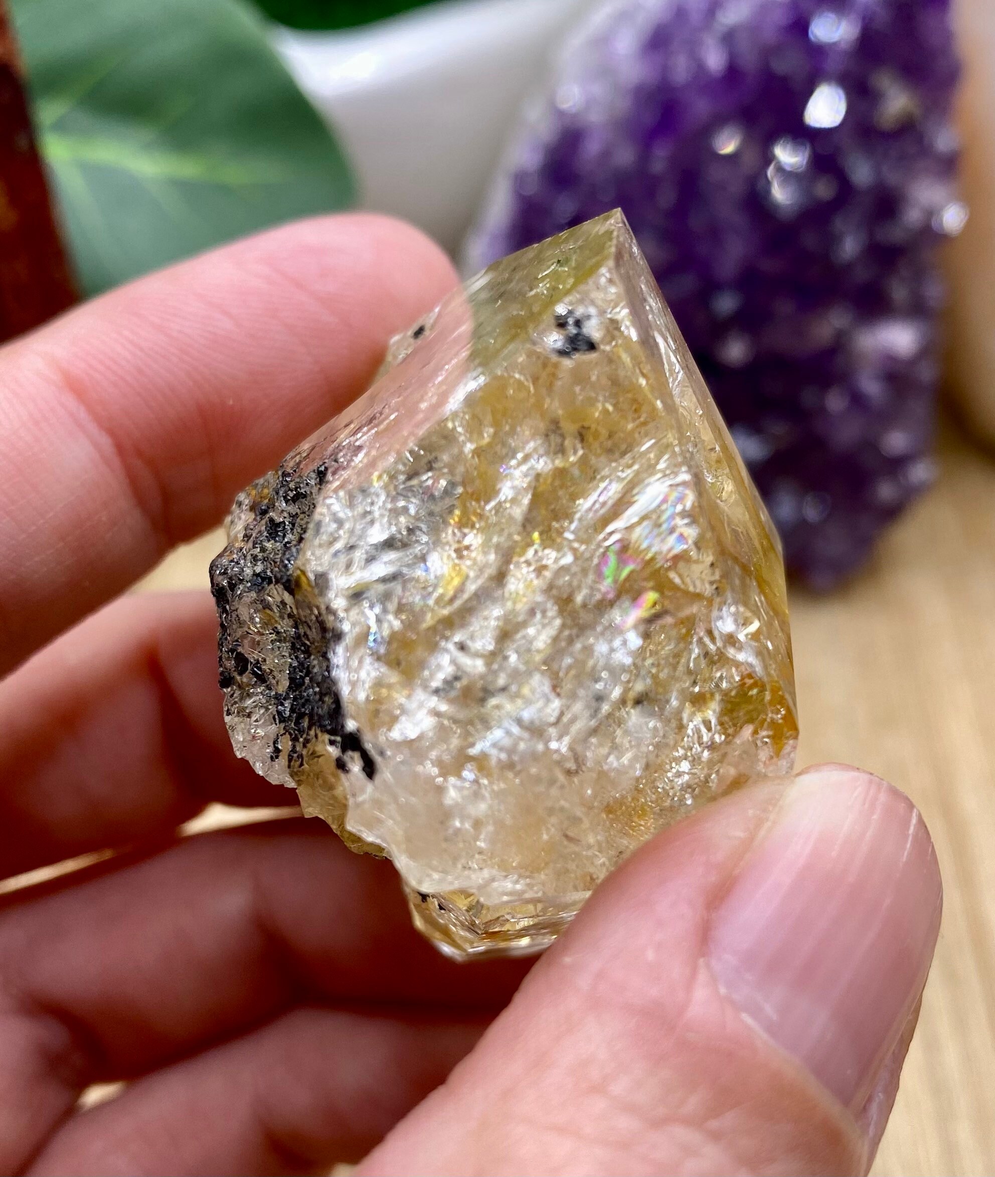 Herkimer Diamond crystal geode cluster HERK128