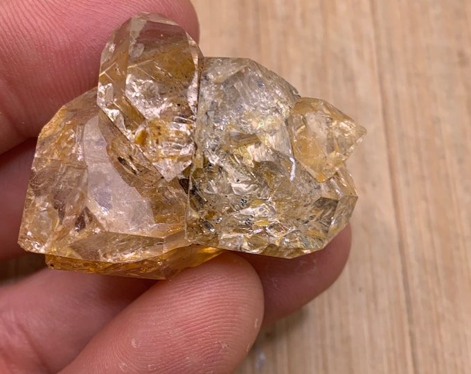 Multi Herkimer Diamond crystal geode cluster HD06F23