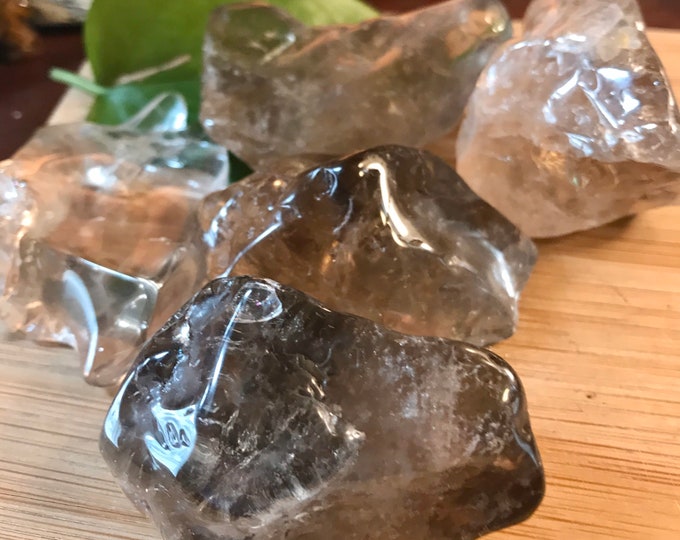 Smoky Quartz nuggets Tumbled pieces stone crystal
