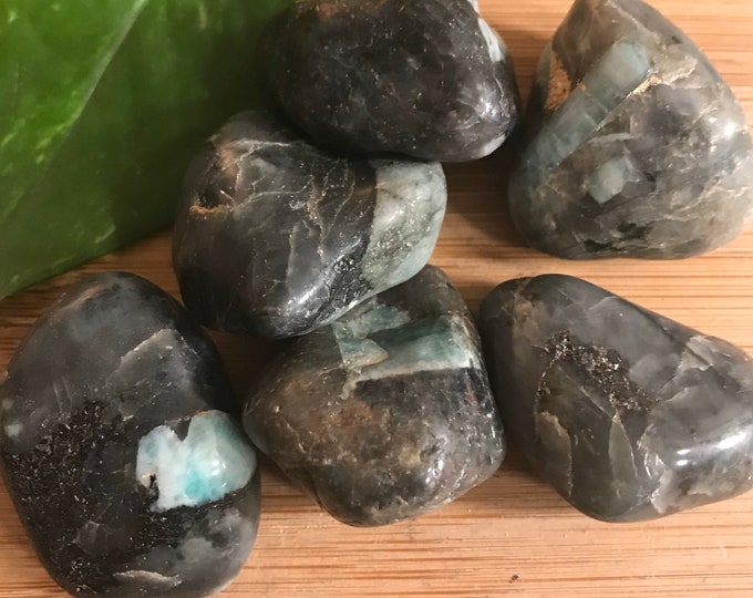 Tumbled Emerald Stone with Gift Bag and Note SME24